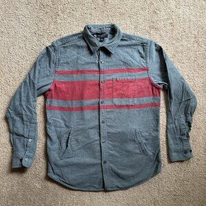 Banana Republic Shirt Mens Medium Long Sleeve Point Collar Standard Fit Flannel